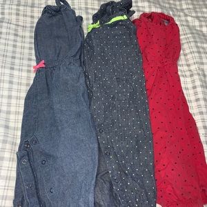 Girls 18 month pant rompers